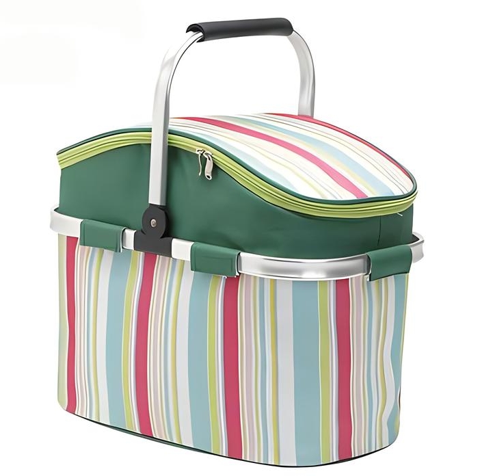 Bolso de refrigerador de estilo de canasta portátil