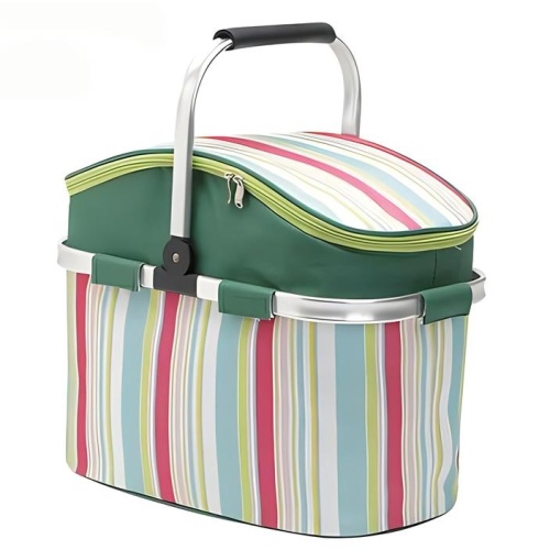 Bolso de refrigerador de estilo de canasta portátil