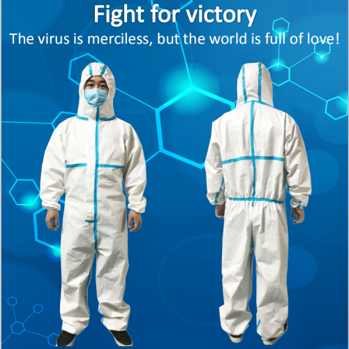 Hospital Workwear Clothing Coverall Protection Suit เครื่องแต่งกาย