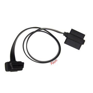 OBD2 female to male and female extension cables with 16pins available to connected