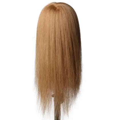 100% human hair training head mannequin head real hair