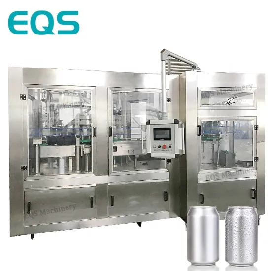 CE Approved Sparkling Carbonated Drinks Soda Can Filling Making Machine