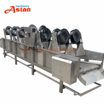 Vegetable Washing and Air Blower Dryer Machine for Bagged Products