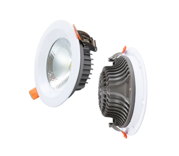 Energy-saving LED downlights for shop lighting