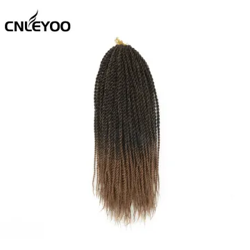 Factory 12Inch 30 Roots Senegalese Twist Crochet Hair For Kids Thin Senegalese Twist Crochet Braidign Hair Extension