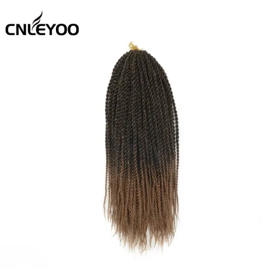 Factory 12Inch 30 Roots Senegalese Twist Crochet Hair For Kids Thin Senegalese Twist Crochet Braidign Hair Extension