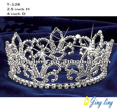 Custom Flower Full Round Pageant Crown