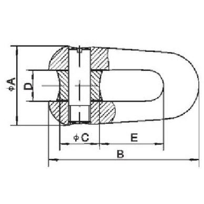 U字型曲がり防止コネクタ