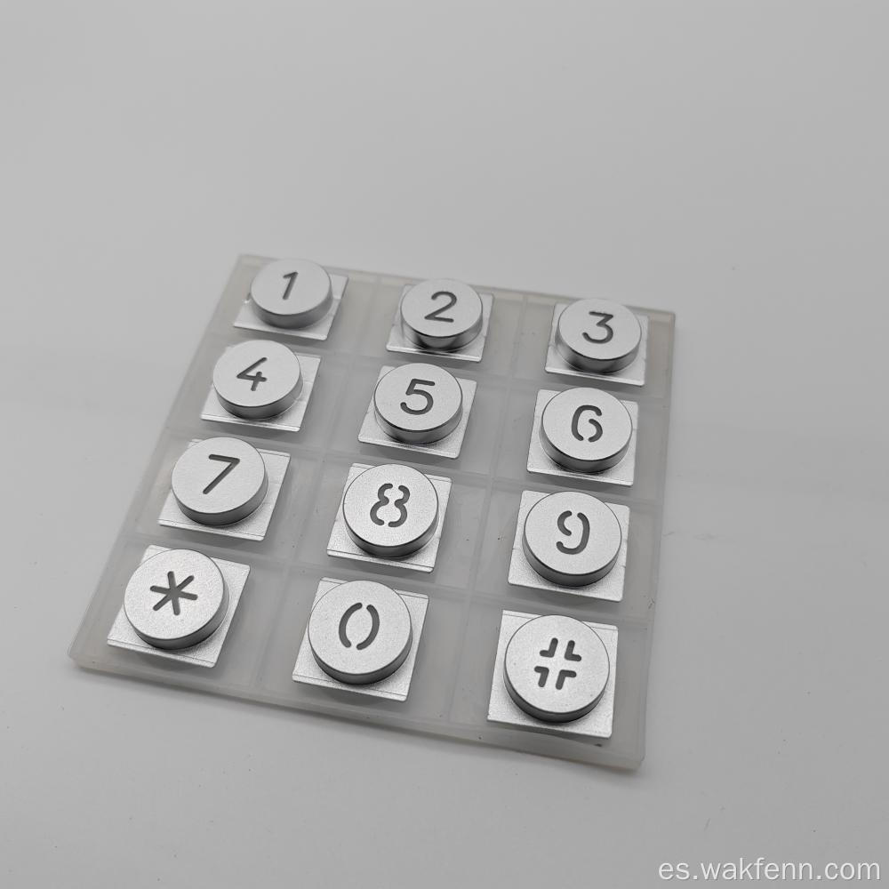 Claves numéricas de aluminio CNC