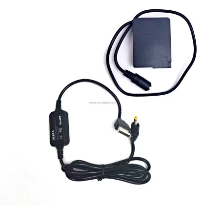 DMW-AC10 and DMW-DCC8 Power Adapter and Dummy Battery for Panasonic Camera Models