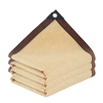 Beige Sunshade Net: Windproof New Material for Enhanced Protection