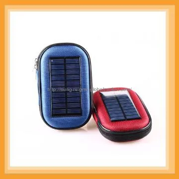 Solar bag pack battery charger