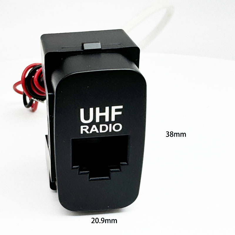 Rj45 & Uhf Radio Socket Switch For Mitsubishi Zinger, Lancer, And ...