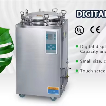 Industrial Steam Sterilizer for Hospital and Lab Use