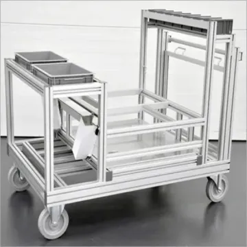 China Factory Cheap Transport Carts and Material Trolleys with Aluminium Frame Extrusion