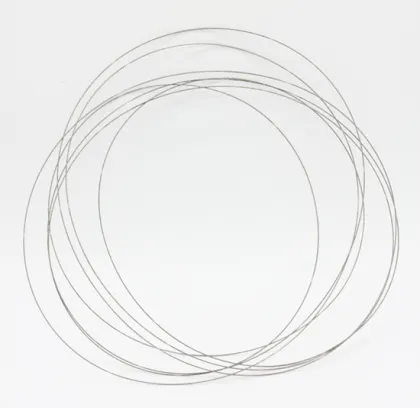 Photovoltaic silicon cutting loop wire