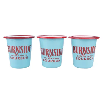 Eco-Friendly Reusable Cup Old Fashion Enamelware Coffee Cup for Juice Tea Milk