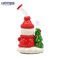 3D Cartoon Dab Rigs with Christmas snowman figure