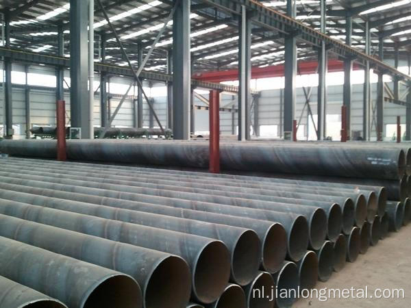 S275 S355 ST45 ST52 Spiral gelast stalen buis