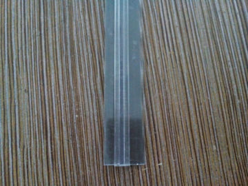 Plastic Rail For Pusher And Divider In Stores
