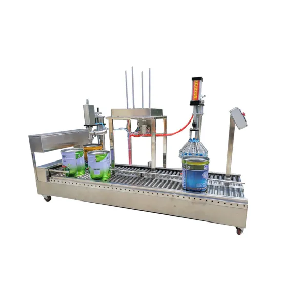 Automatic Bottle Filling Machine for Chemical Materials