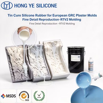 European Style Gypsum Mold Making Silicone Rubber