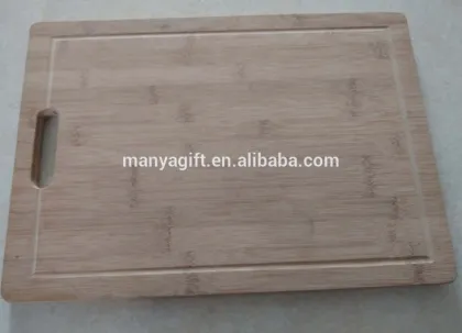 Rectangular Bamboo Butcher Board with handle