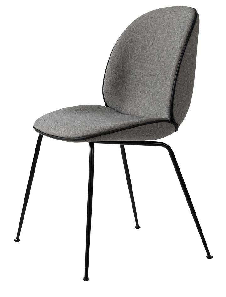 Modern replica gubi beetle chair by velvet fabric