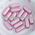 7*16.5MM Acrylic Plastic Capsule Shape Miracle Tube Beads