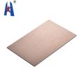 Panel compuesto de aluminio de palmcopper cepillado