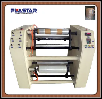 automatic shaft change slitting rewinder machine