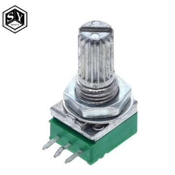 1pcs GREAT IT B5K B10K B20K B50K B100K B500K Audio Amplifier Sealed Potentiometer 15mm Shaft 3pins RK097N