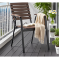 Sleek Aluminum Outdoor Armchair
