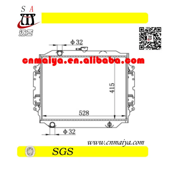 auto parts for all aluminum car radiator
