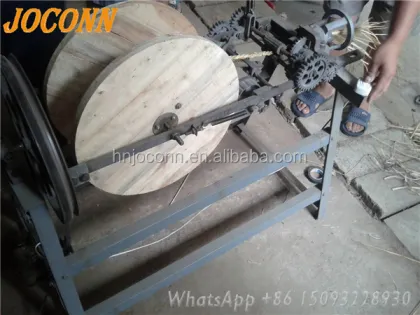 Straw Rope and Hemp Rope Making Machine: Knitting and Twisting Equipment for Sea Grass Ropes