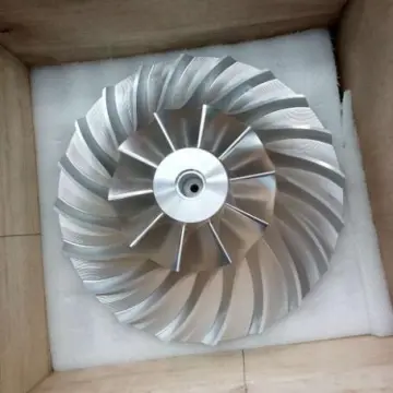 5-axis cnc milling stainless steel small water pump impeller for marine boat