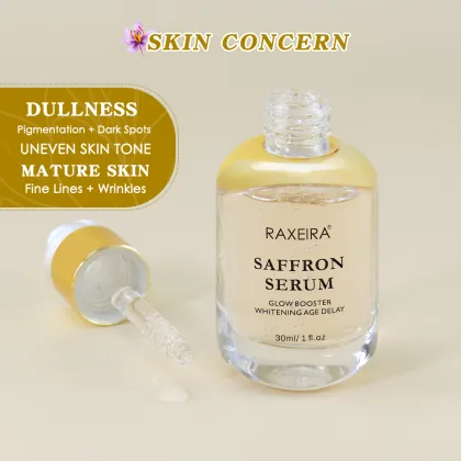 Wholesale Saffron Brightening Serum Smoothing Essence - OEM/ODM Face Serum Skin Care
