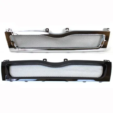 Toyota Hiace 2005-2009 grill all black chrome front grilles narrow body limited 1695 wide body broad 1880
