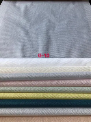 Natural Style Linen Voile Jacquard Curtain Fabric