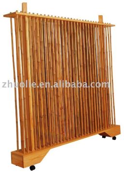 movable bamboo screen for beauty salon