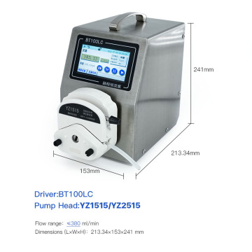 Rongbai BT100LC Laboratory Flow Control Peristaltic Pump with Touch Screen
