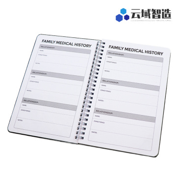 Archivo médico profesional con diseño de bobina