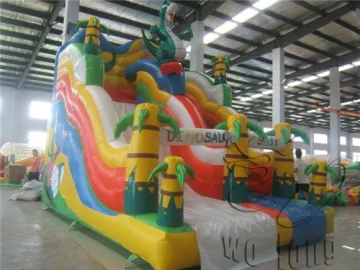 CE Standard inflatable slide, inflatable slip and slide