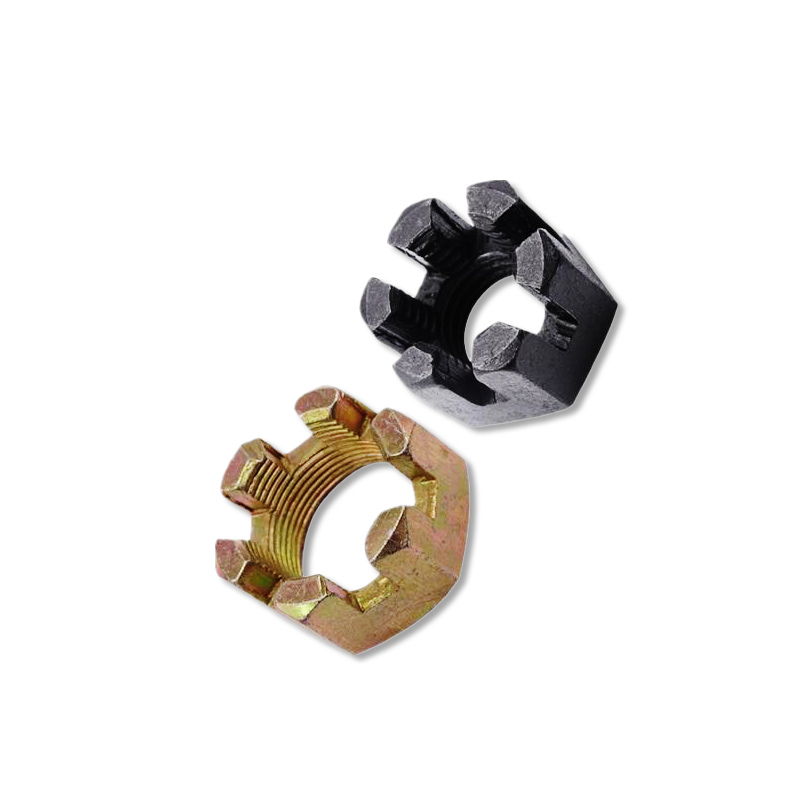 Hexagonal Hex Slotted Nut