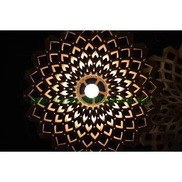 Modern Design Natural Wood Pendant Light