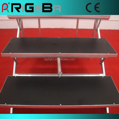 Aluminum Chorus stage portable stage wooden ladder stage