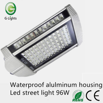 Carcaça de alumínio impermeável 96W conduziu a luz de rua