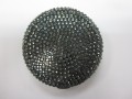 Gumetal Rhinestone compacte spiegel/Pocket Mirror