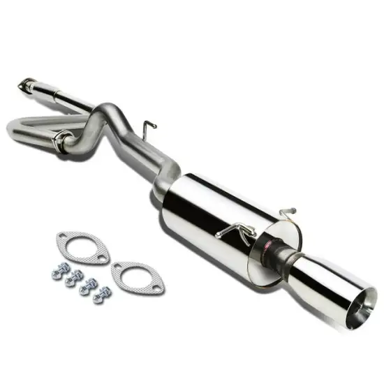 2005-2010 Chevy Cobalt 2.2L Stainless Steel 3.5 Inch Muffler Rolled Tip Catback Exhaust System