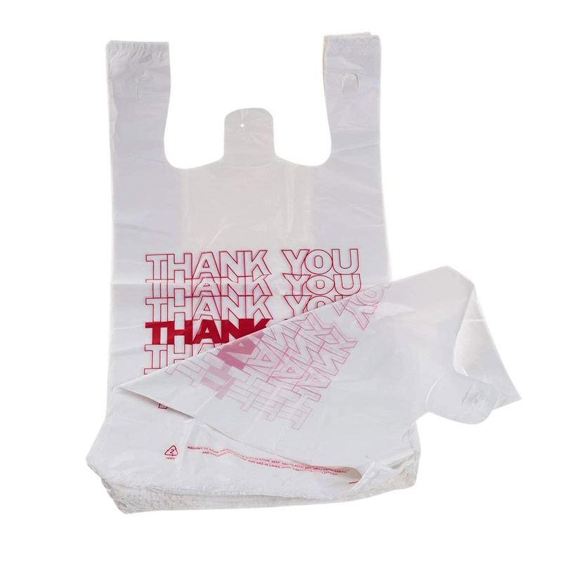 Color Printed HDPE Customized Design Thank You Printed Plastic Bag